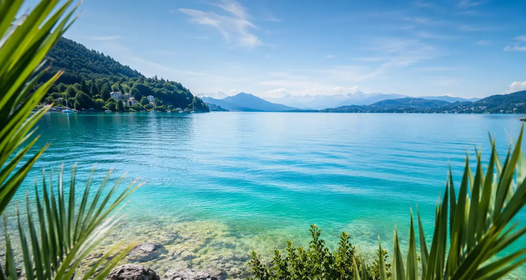 Wörthersee in Carinthia, Austria