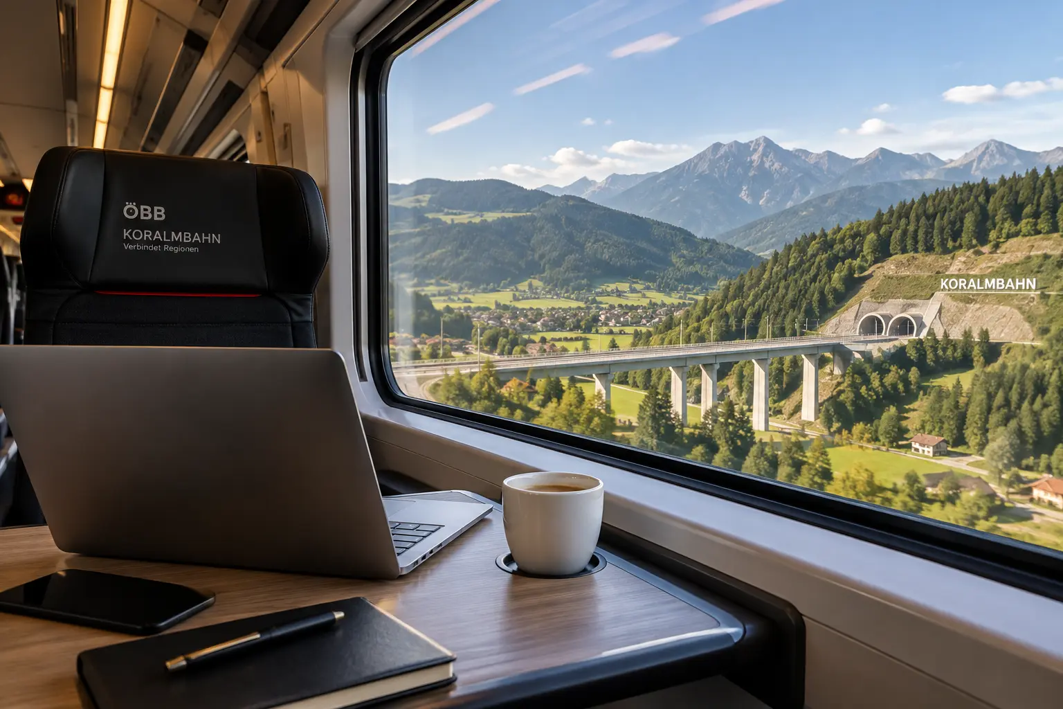 Koralmbahn connecting modern life and the Austrian Alps