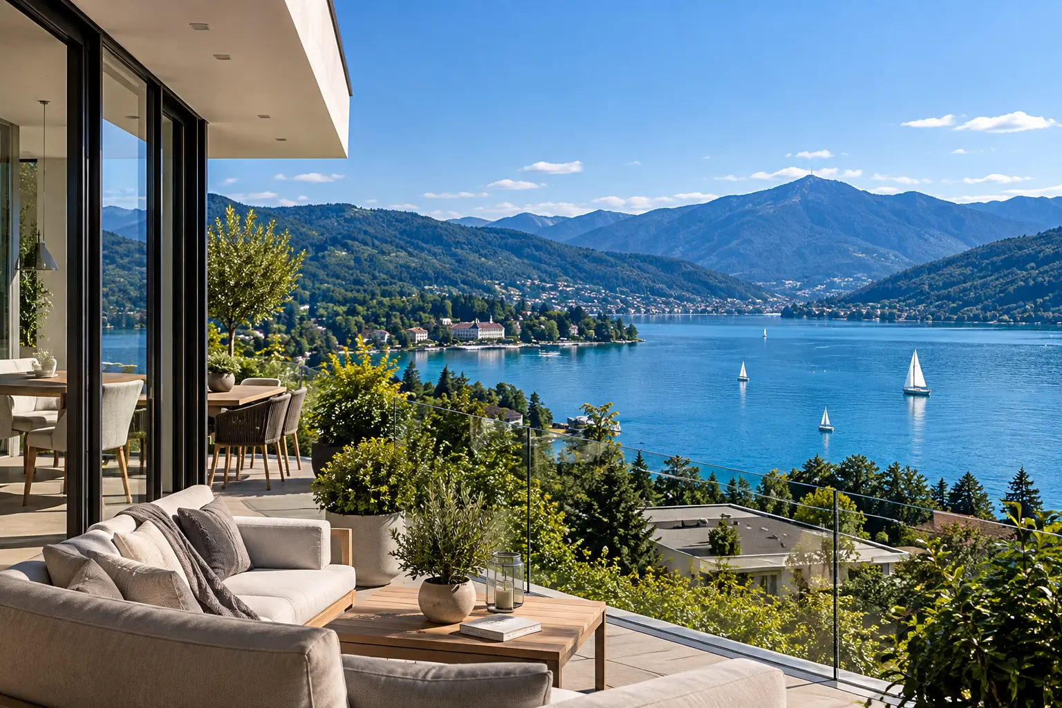 Second home overlooking a lake in Carinthia, Austria