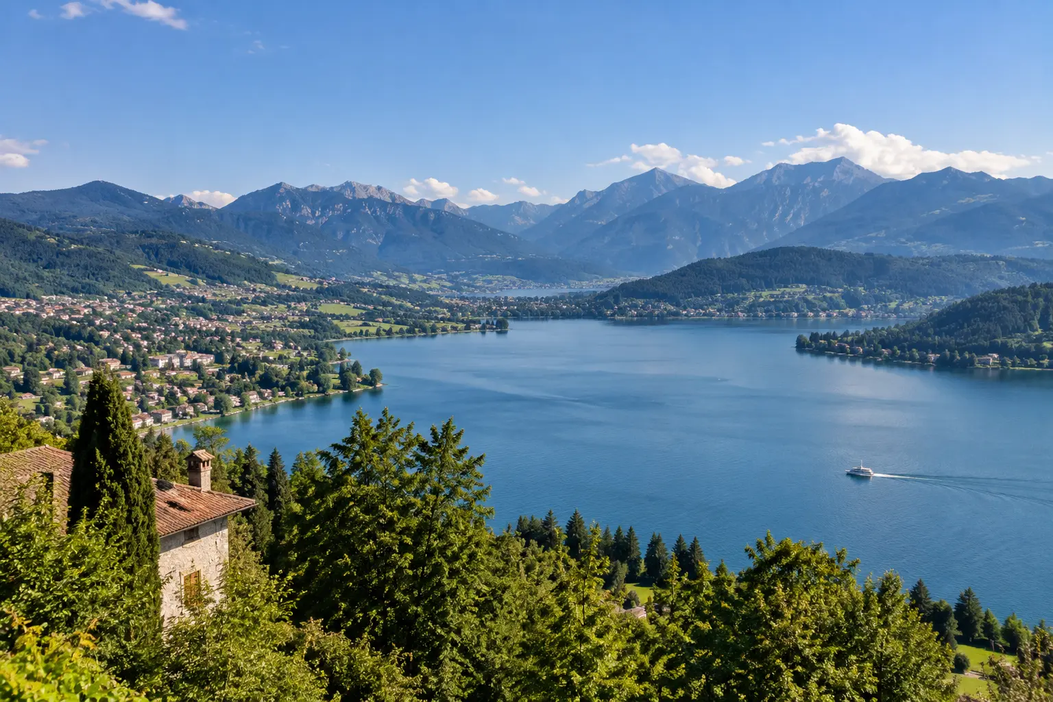 Millstätter See in Carinthia, Austria