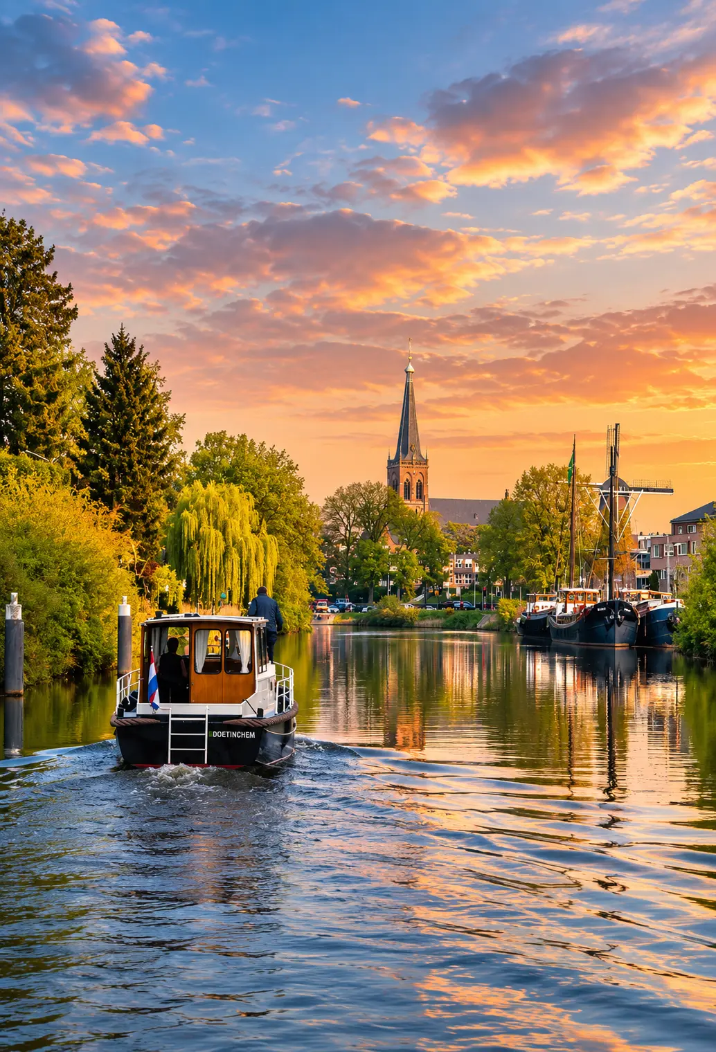 Doetinchem aan de Oude IJssel in Oost-Nederland
