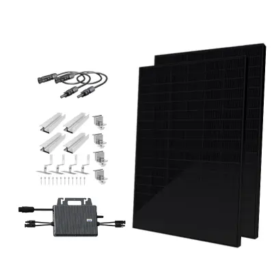 Plug & play solar kit 880/800 tiled roof (bifacial)