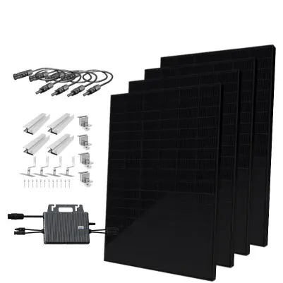 Plug-in solar power plant 1760/1600 metal roof (bifacial)