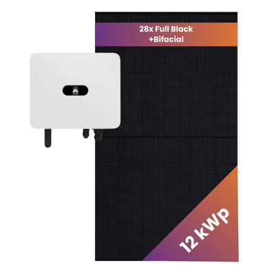 Solar system tiled roof 12 kWp bifacial