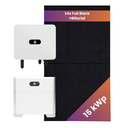Solar system tiled roof 15 kWp bifacial with battery