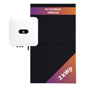 Solar system flat roof 2 kWp bifacial